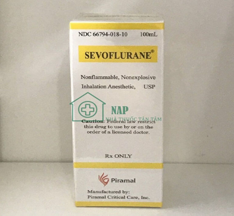 Thuốc mê dạng xịt Sevoflurane là hàng được Nhà Thuốc NAP nhập khẩu chính hãng, uy tín, sử dụng cực kỳ chất lượng